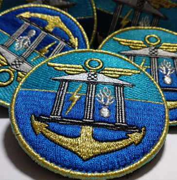 Ecusson brodé Gendarmerie Navale Maritime CustomizeFR